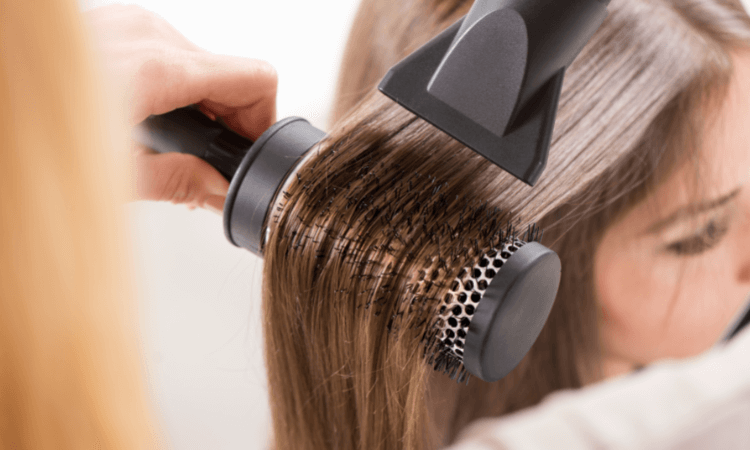 synthetic hair with heat tool