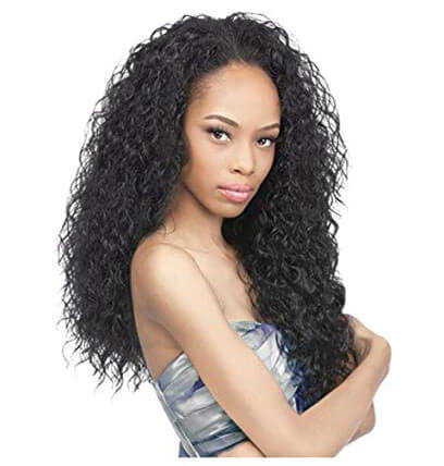 Quick Weave Synthetic Half Wig