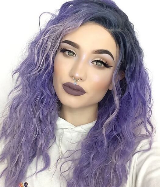 Lavender Dawn Purple Wig