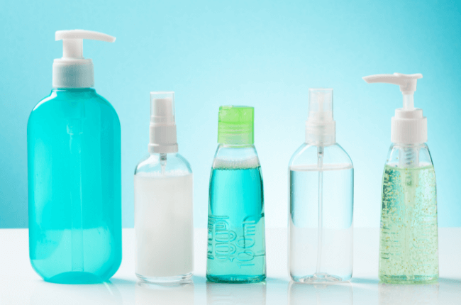 types of hand sanitizers