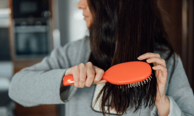 Sleep with Hair Extensions - brush your hair