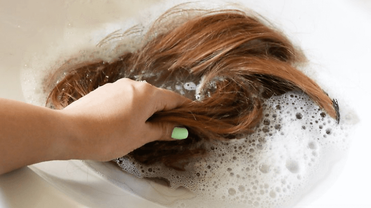 shampoo hair extensions