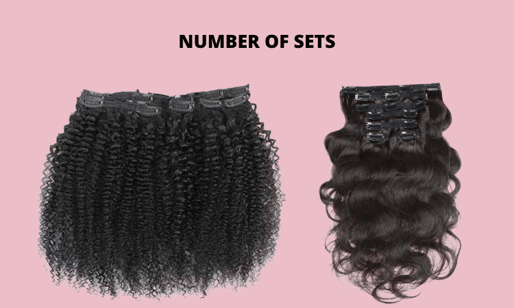 number of hair sets