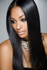 Long & Straight is a classic, timeless frontal wig hairstyle.