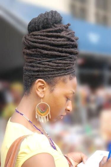 Wick Dreads Hairstyles: Beehive