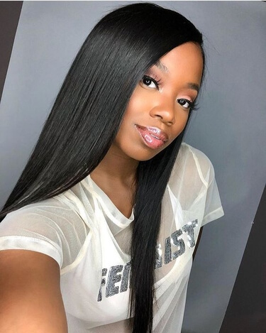 Top 18 Stunning 360 Lace Wig Hairstyles: Your Best Look: 1-Sleek-Straight
