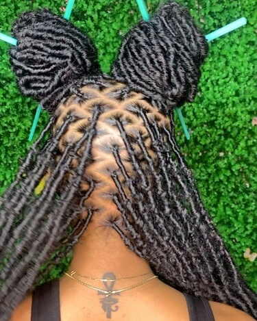 58-Diamond-parted-Buttefly-locs